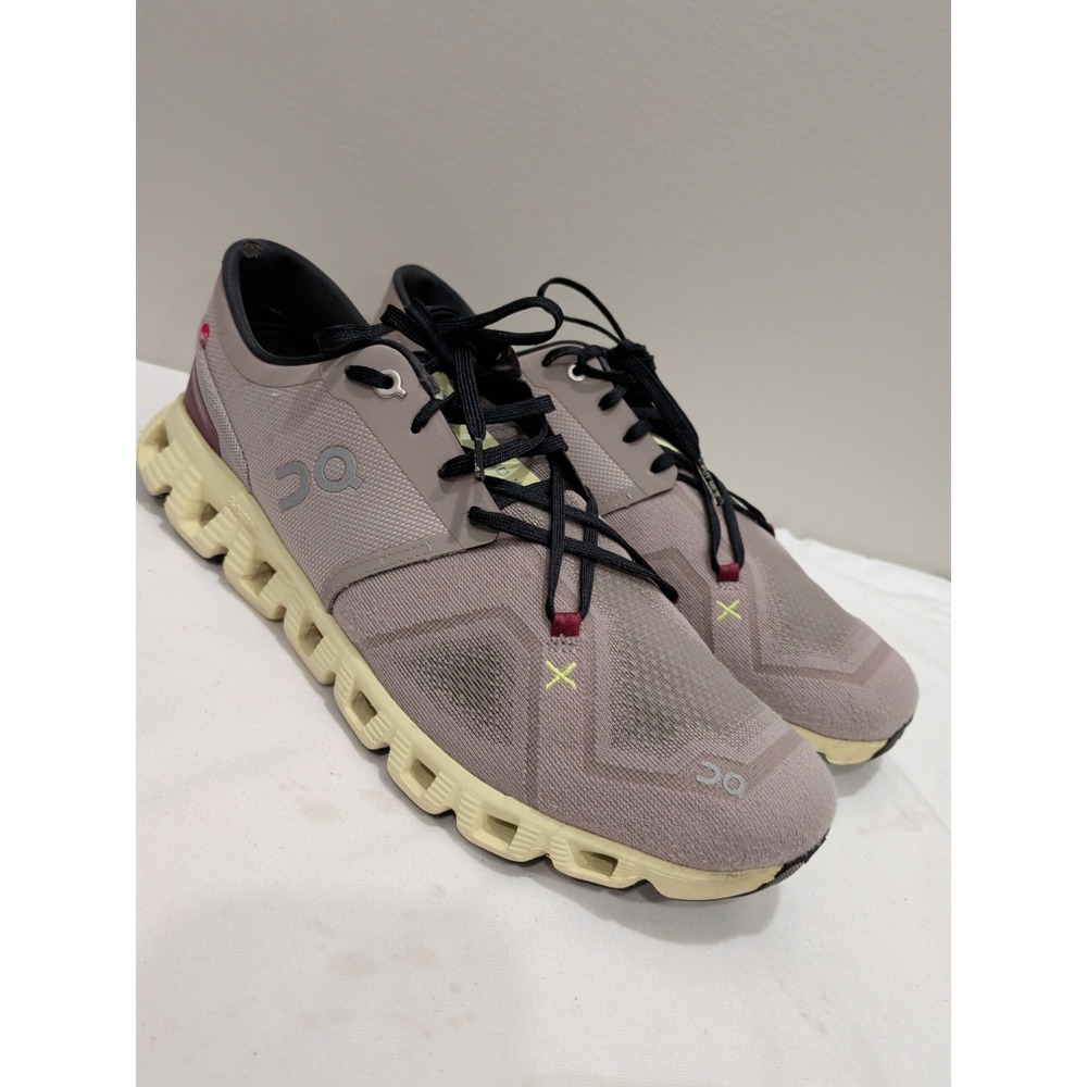 On Cloud X 3 Running Shoes Grey Brown Sneakers Mens 10 60.98099